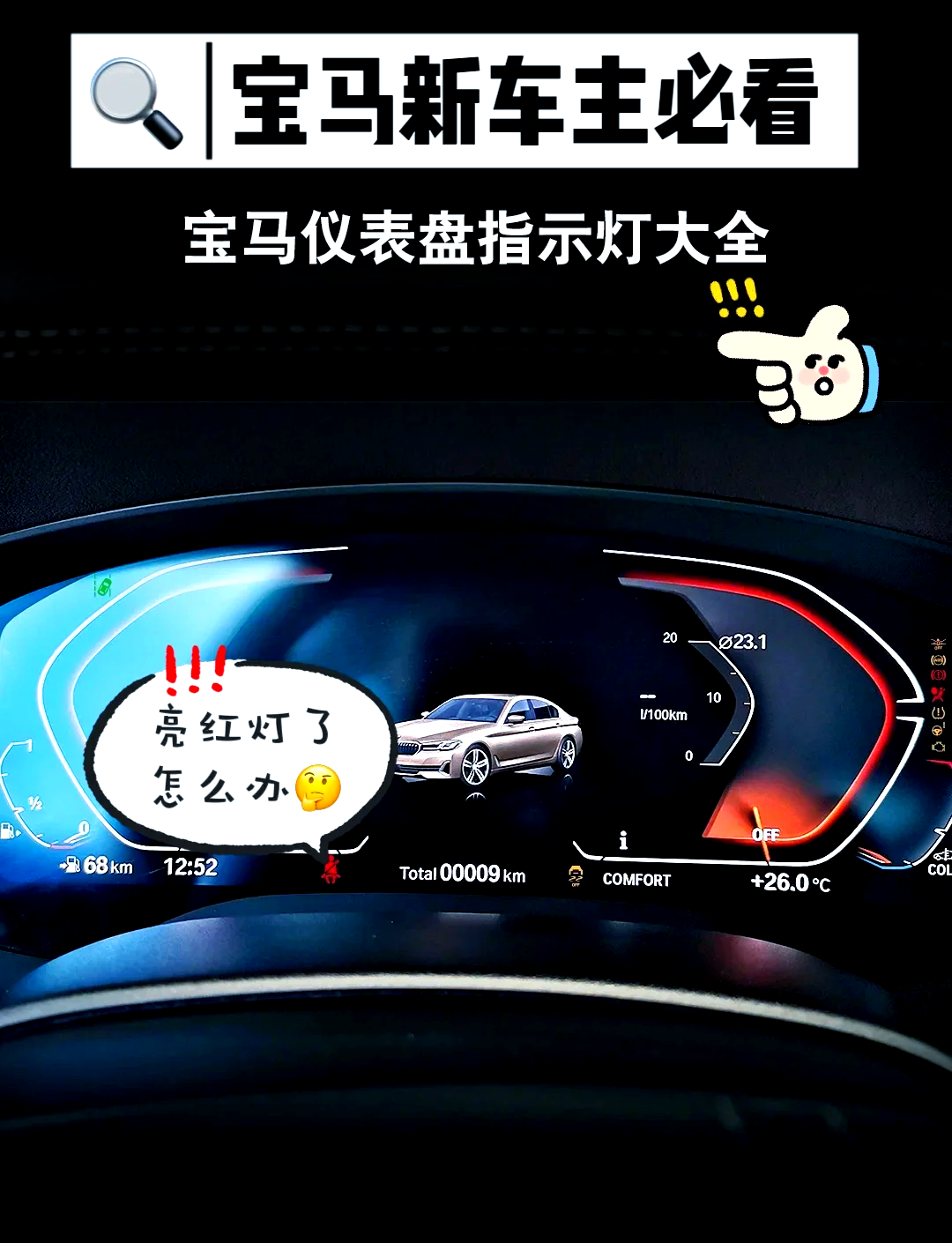 宝马118i仪表盘图解(宝马118i仪表盘怎么调颜色)
